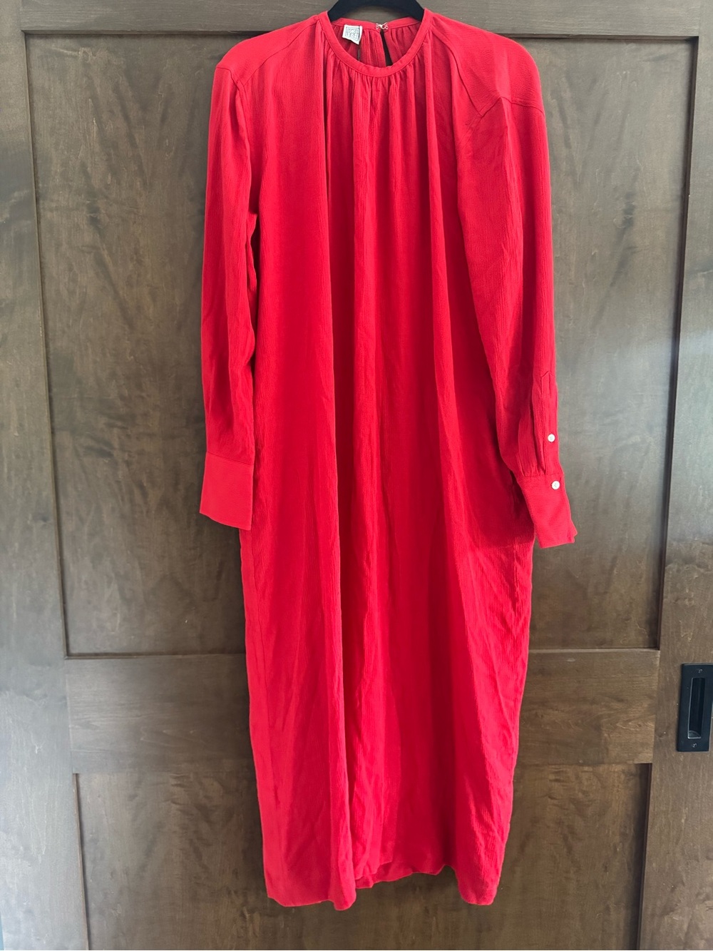 NWT Toteme Red Crepe Dress French 36